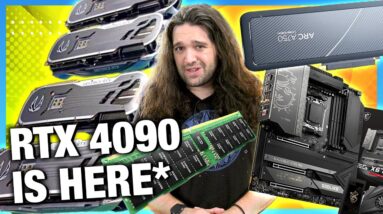 HW News - RTX 4090 Shown, DDR5 Price Drops, Intel A750 & A770 Specs Official