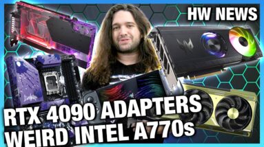 HW News - RTX 4090 Adapter Cables, Weird Intel A770s, Razer Steam Deck Clone