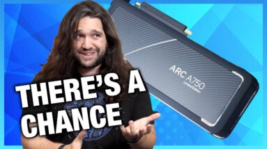Hope for Intel: Arc A750 Limited Edition GPU Review & Benchmarks