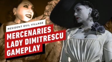 Resident Evil Village: Mercenaries Lady Dimitrescu Gameplay