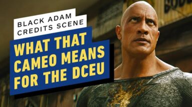 What Black Adam's Mid-Credits Scene Cameo Means for the DCEU