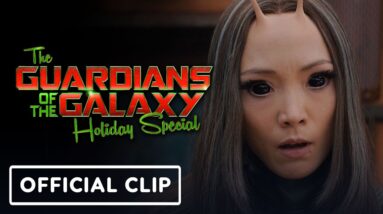 The Guardians of the Galaxy Holiday Special - Official 'Christmas Gift' Clip (2022) Kevin Bacon