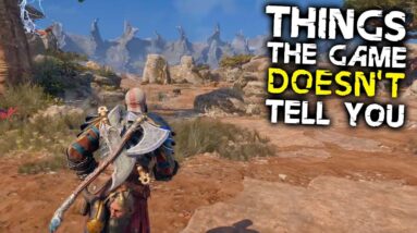 God of War Ragnarok: 10 Things The GAME DOESN'T TELL YOU