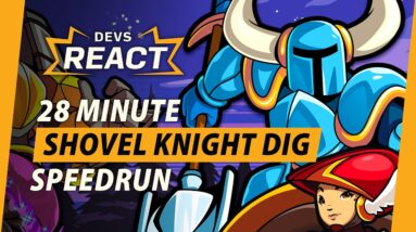 Yacht Club Games Reacts to 28 Minute Shovel Knight Dig Speedrun